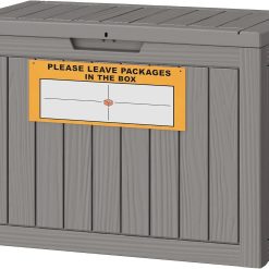 Alternative view of Discount Outdoor Parcel Delivery Box with Lockable Lid