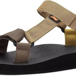 Discount YOCCI WoMen's Original Sport Sandals Hiking Sandals with Arch Support Yoga Mat Insole Light Weight Outdoor Water Shoes