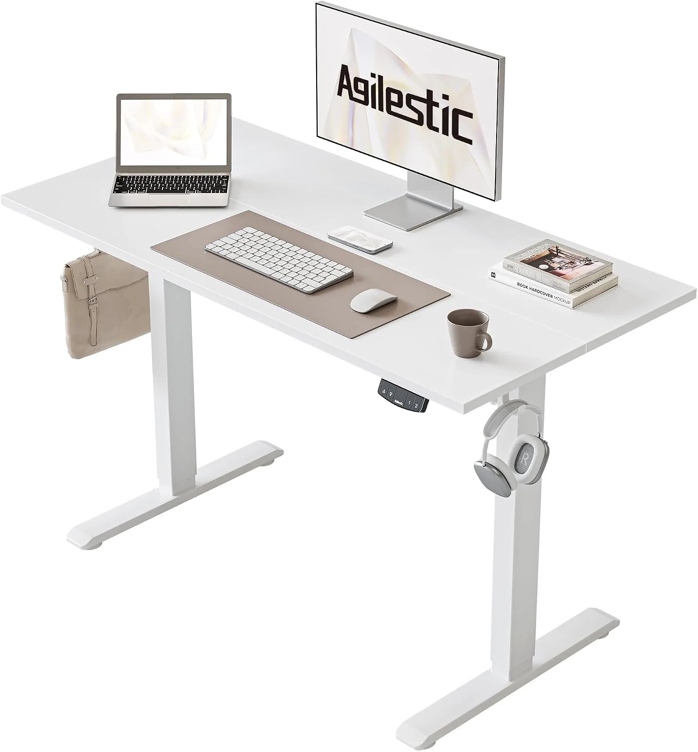 Discount Electric Standing Desk, 48 x 24 Inches Height Adjustable Desk - Image 5