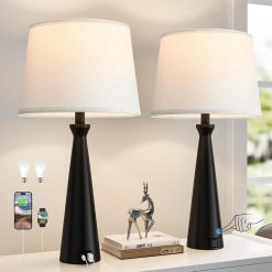 Alternative view of Discount Modern Table Lamps Set of 2, Dimmable, Bulb Included