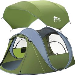 Alternative view of Discount 4/6 Person Easy Pop Up Tent, Camping Tent with Skylight and Rainfly, Waterproof