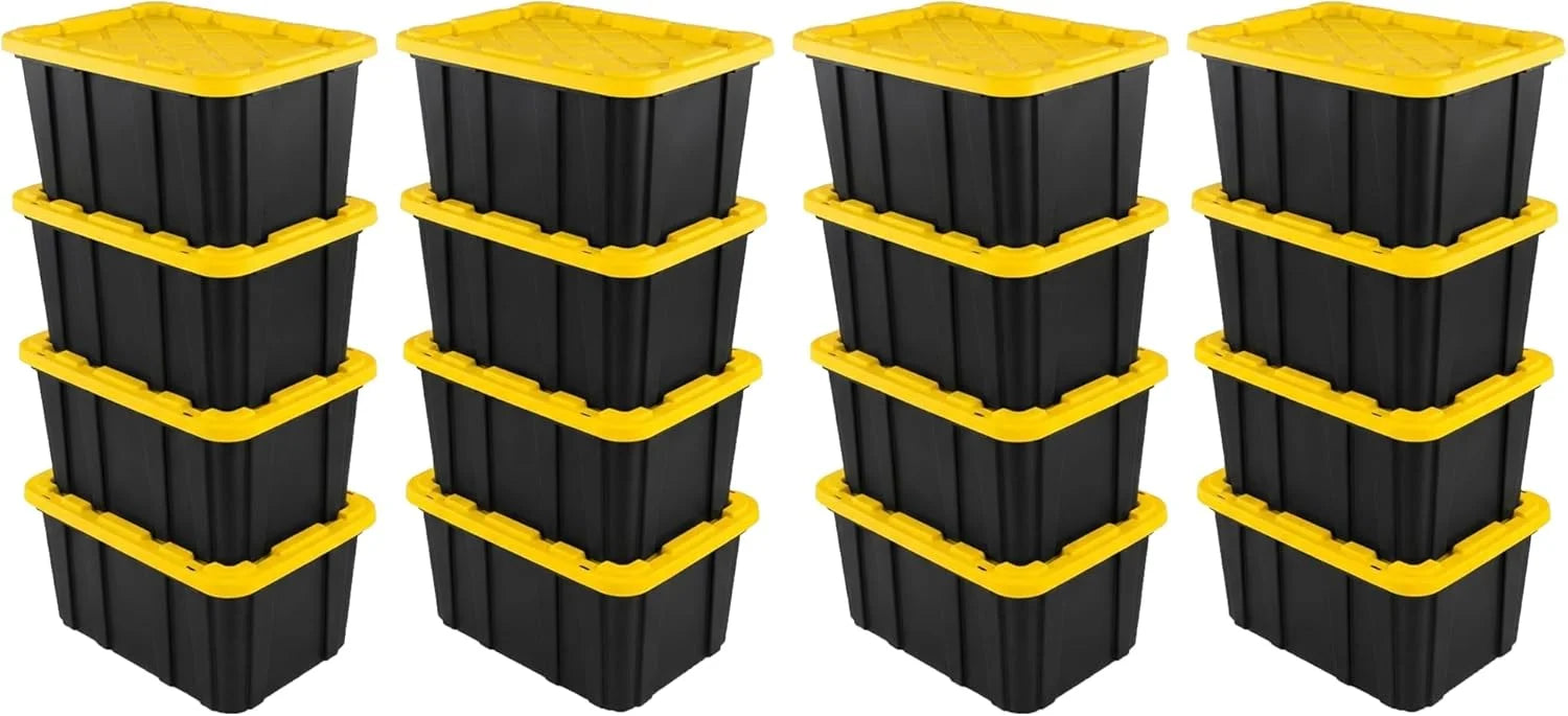 Discount Sterilite 4-Pack 27 Gallon Industrial Storage Tote, Heavy-Duty Plastic Bins - Image 17