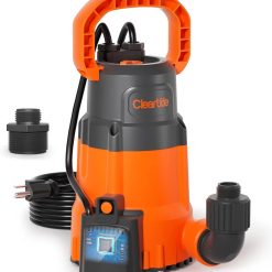 Alternative view of Discount 1/3 HP Submersible Utility Pump, 2790 GPH High Flow, Portable Sump Pump with Auto Water Sensor