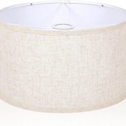 Alternative view of Discount Beige Large Drum Lamp Shades for Floor Lamp