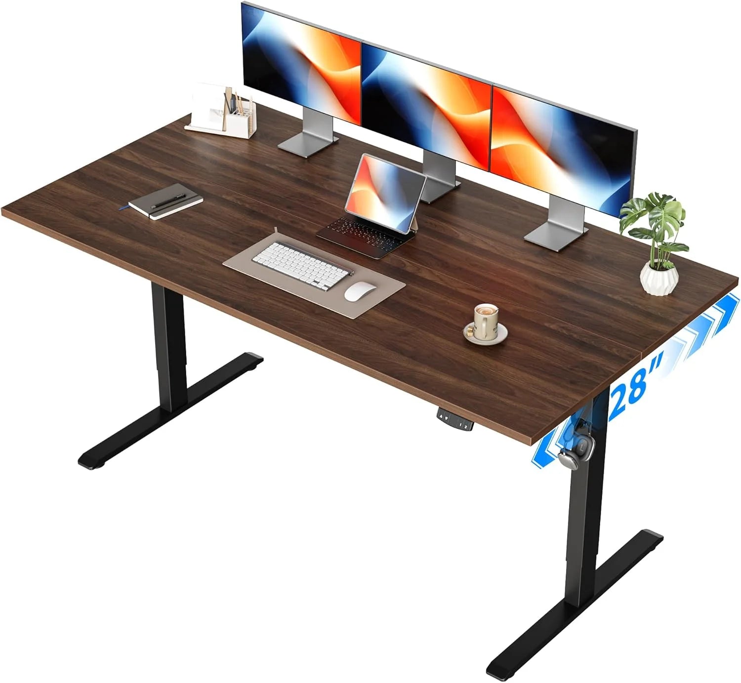 Discount Electric Standing Desk, 48 x 24 Inches Height Adjustable Desk - Image 43