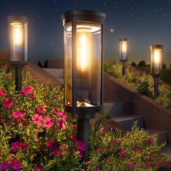 Alternative view of Discount BITPOTT Bright Solar Pathway Lights Outdoor, 8 Pack Solar Powered Garden Lights Waterproof IP65