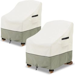Discount LSongSKY Outdoor Swivel Lounge Chair Cover 2 Pack,100% Waterproof Heavy Duty Outdoor Chair Covers