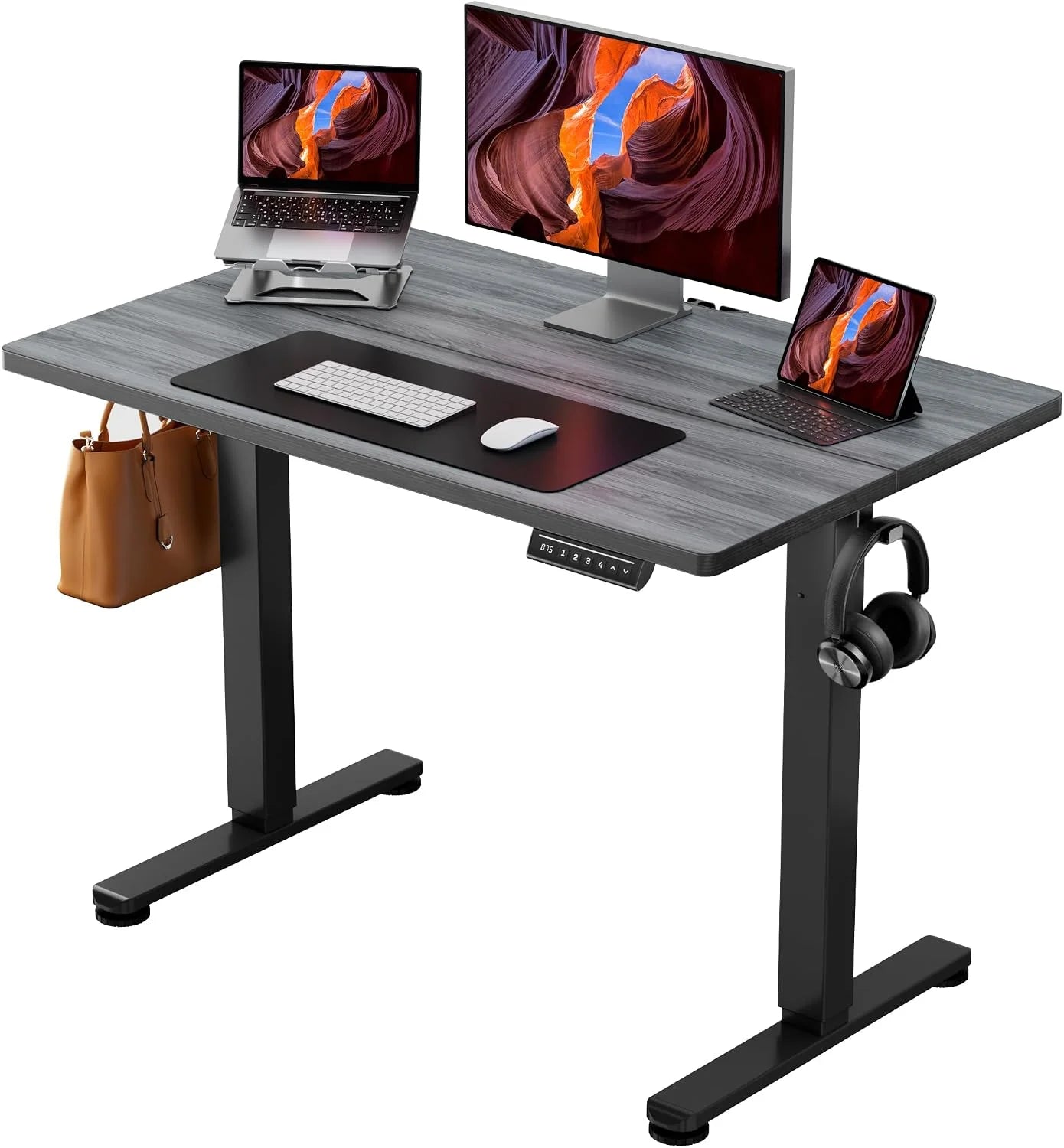 Discount Height Adjustable Electric Standing Desk, 48 x 24 Inches Sit Stand up Desk - Image 41
