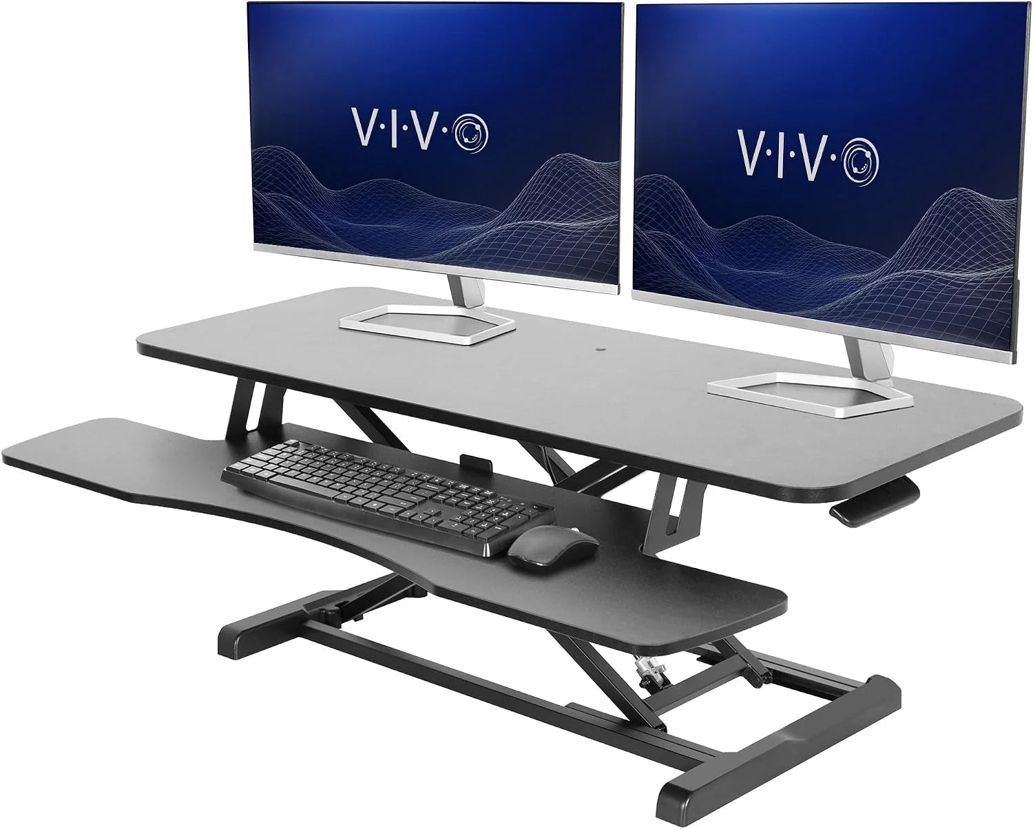 Discount 32 inch Desk Converter, K Series, Height Adjustable Sit to Stand Riser, DESK-V000K - Image 33
