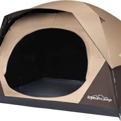 Alternative view of Discount Tent 4/6 Person Blackout Camping Tent with Rainfly, Waterproof Portable Double Layer Family Dome Tent