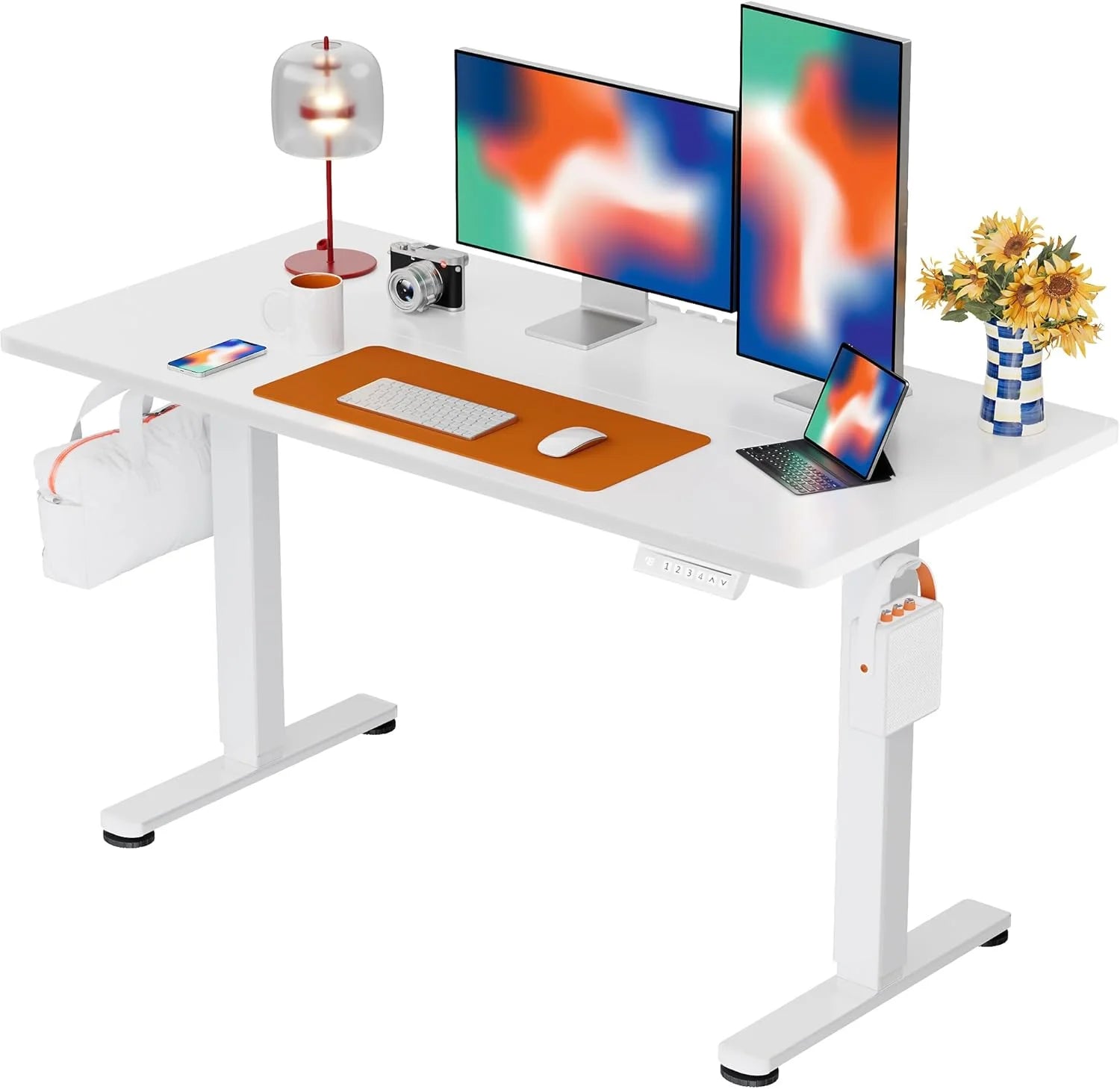 Discount Height Adjustable Electric Standing Desk, 48 x 24 Inches Sit Stand up Desk - Image 8