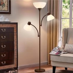 Discount Luvkczc Floor Lamp, Bulb Included, Industrial Lamps for Living Room