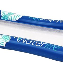 Discount Aqua Luxury Water Pool Lounge, Extra Large, Inflatable Pool Floats for Adults with Headrest
