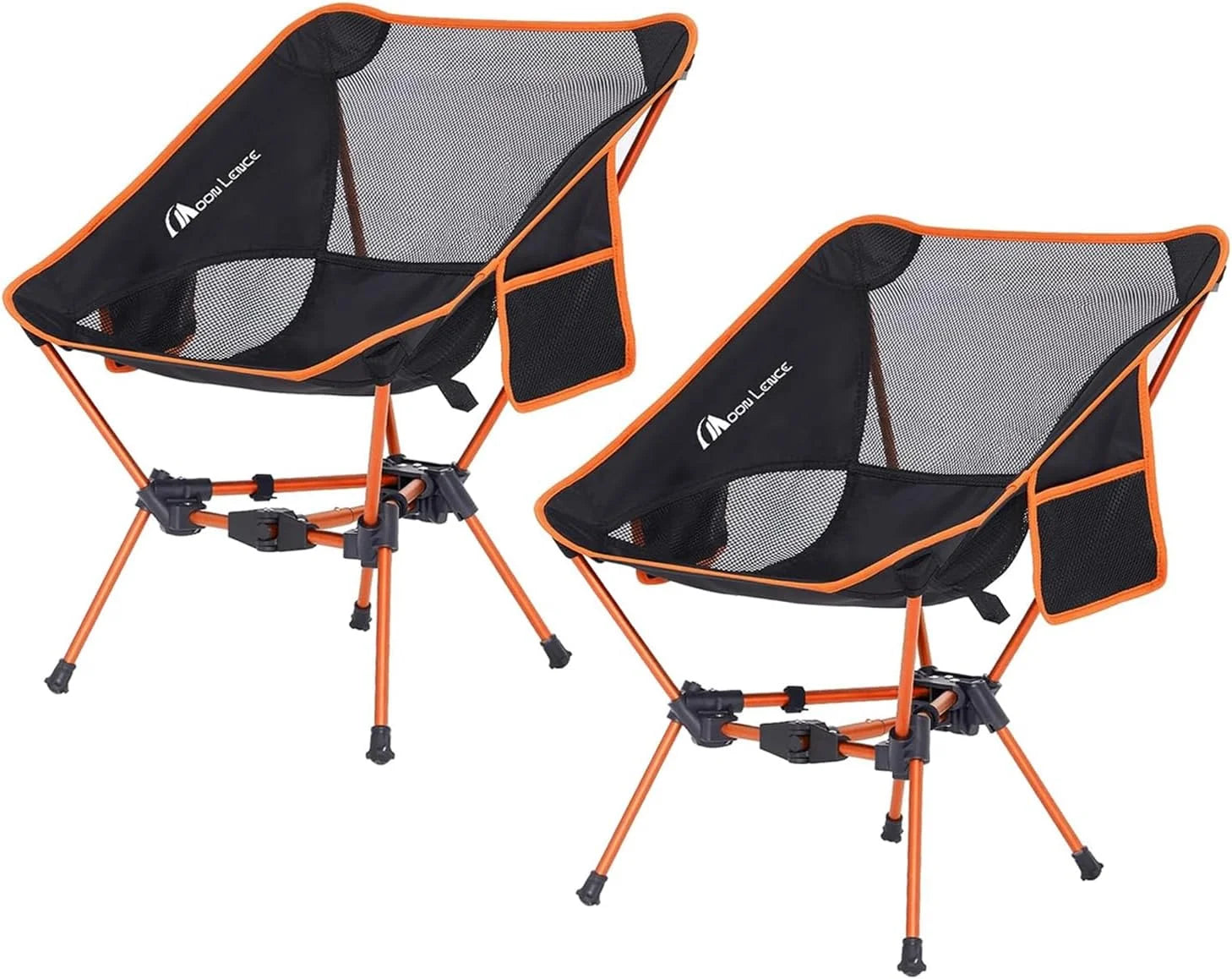 Discount LENCE 2 Pack Portable Camping Chairs Backpacking Chair, The 4th Generation Ultralight Folding Chair - Image 4