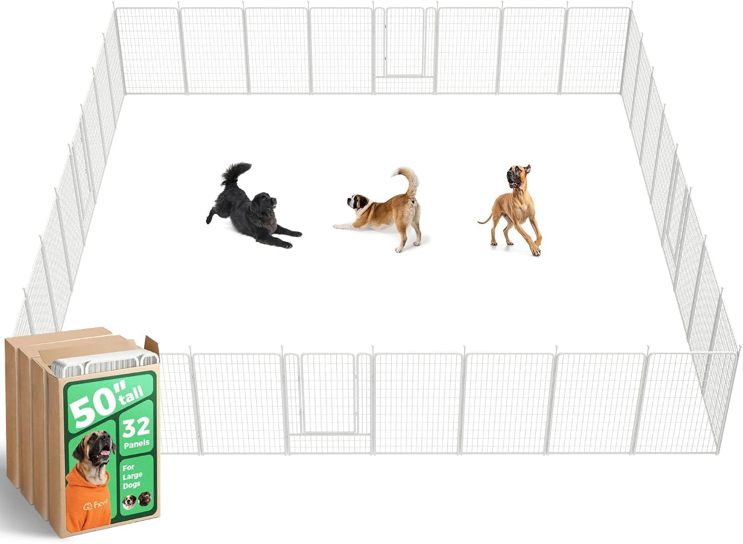 Discount Rollick Dog Playpen, Indoor, 24 H, 8 Panels - Image 62