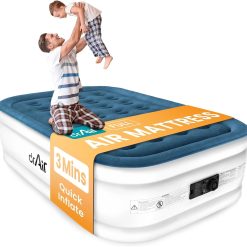 Alternative view of Discount Air Queen Air Mattress with Built-in Pump, 18 Raised Blow Up Mattress, 800 lbs Max Honeycomb Air Bed