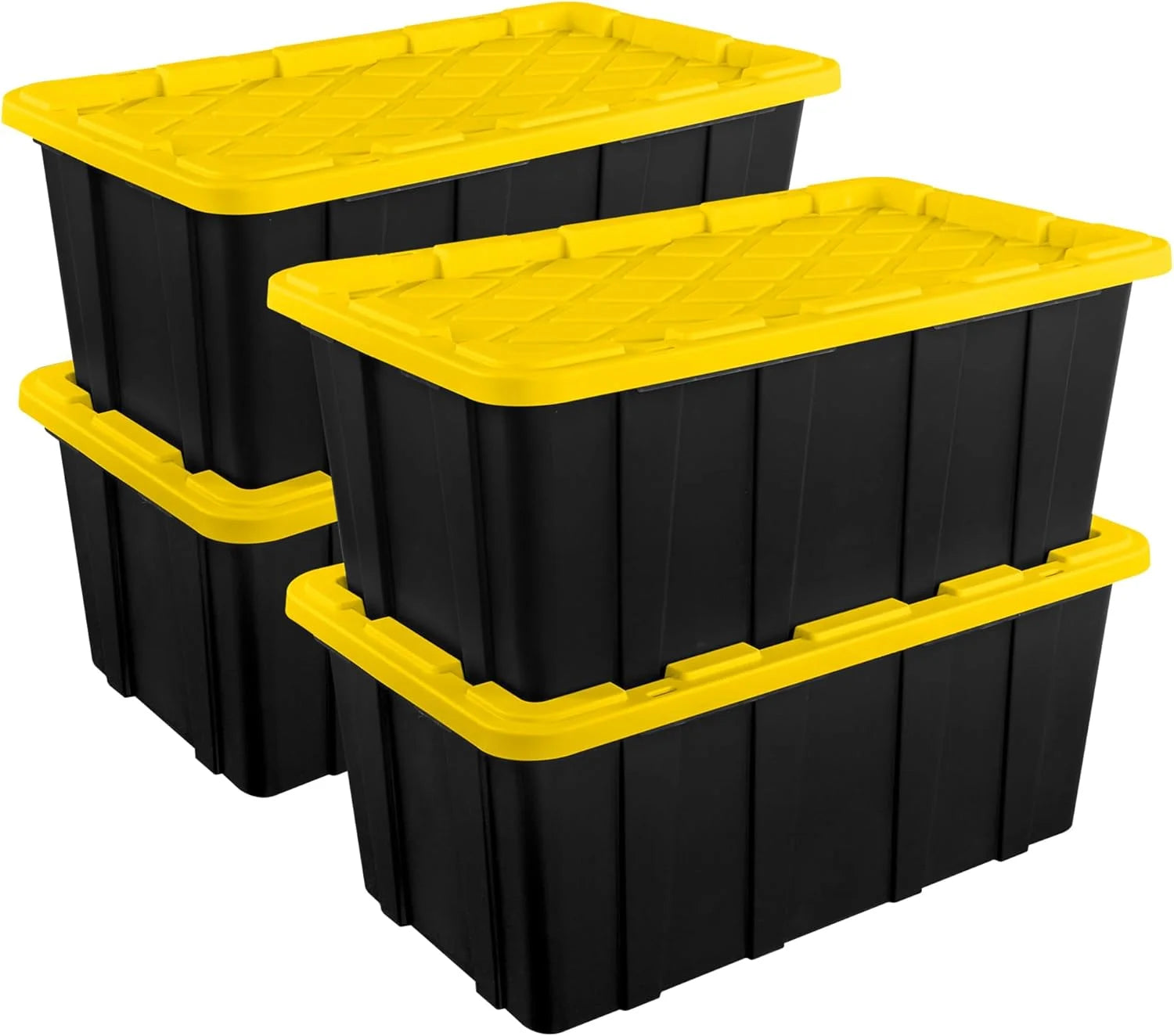 Discount Sterilite 4-Pack 27 Gallon Industrial Storage Tote, Heavy-Duty Plastic Bins - Image 13