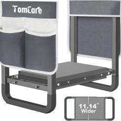 Alternative view of Discount TomCare Garden Kneeler and Seat 11.12" Wider Larger Soft Kneeling Pad Garden Bench with 2 Large Tool Pouches Heavy Duty