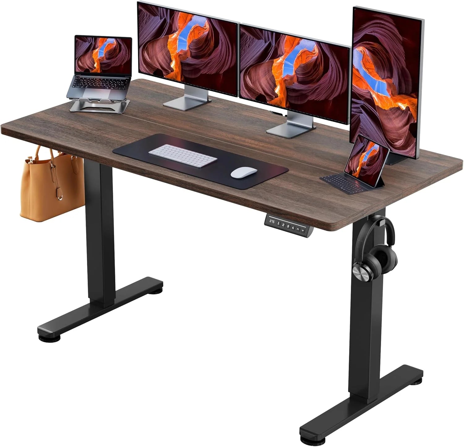 Discount Height Adjustable Electric Standing Desk, 48 x 24 Inches Sit Stand up Desk - Image 13