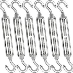 Discount 44 Pcs Shade Sail Hardware Kit 6 Inch Outdoor Sun Sail Accessories