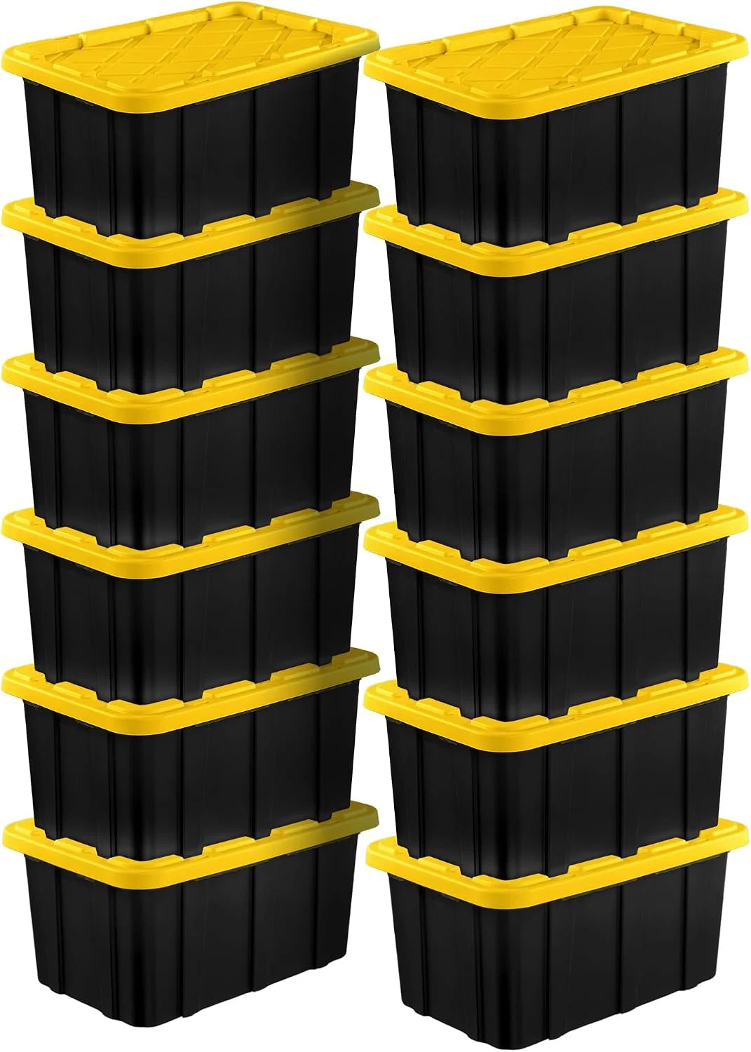 Discount Sterilite 4-Pack 27 Gallon Industrial Storage Tote, Heavy-Duty Plastic Bins - Image 6