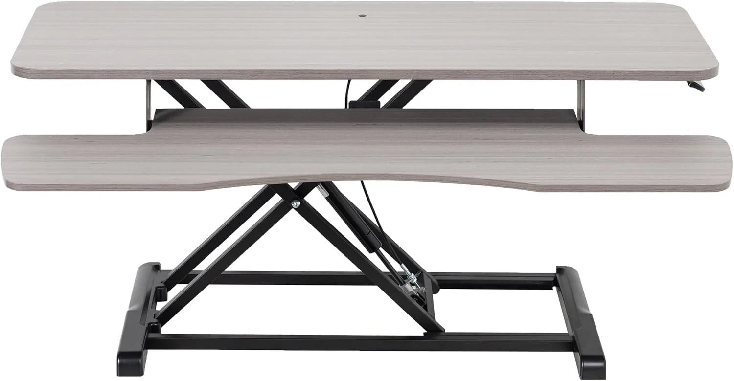 Discount 32 inch Desk Converter, K Series, Height Adjustable Sit to Stand Riser, DESK-V000K - Image 34