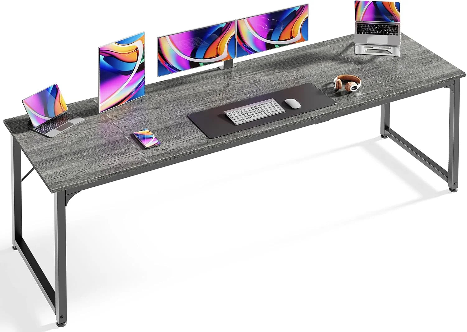 Discount Computer Desk, 55 Inch Home Office Desk - Image 29