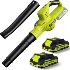 Alternative view of Discount Blower Cordless 21V Electric with 2 Batteries and Charger Lightweight – For Yard Cleanup