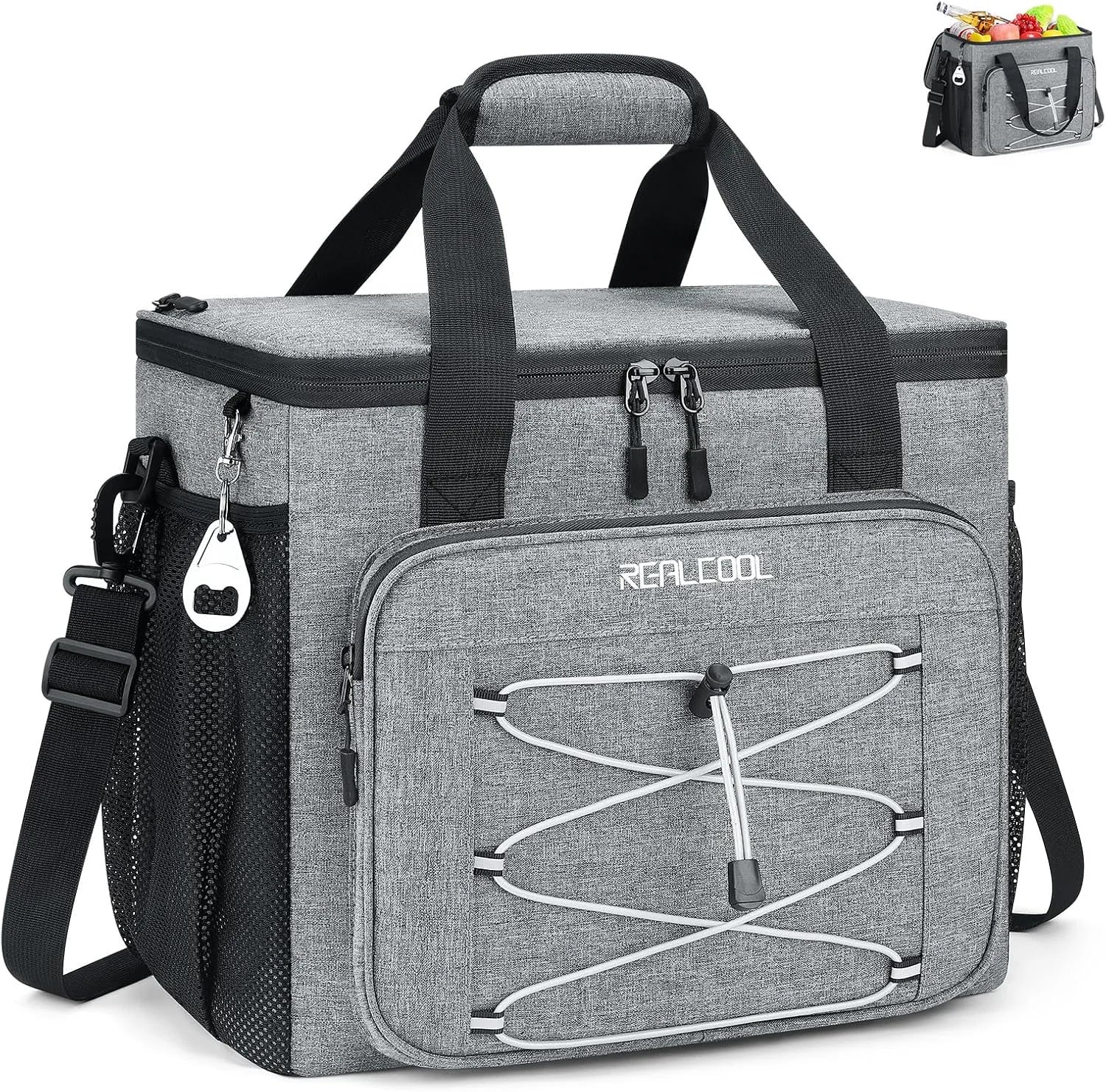 Discount RealCool 35/45 Can Collapsible Soft Cooler Bag, Leakproof Ice Chest - Image 2