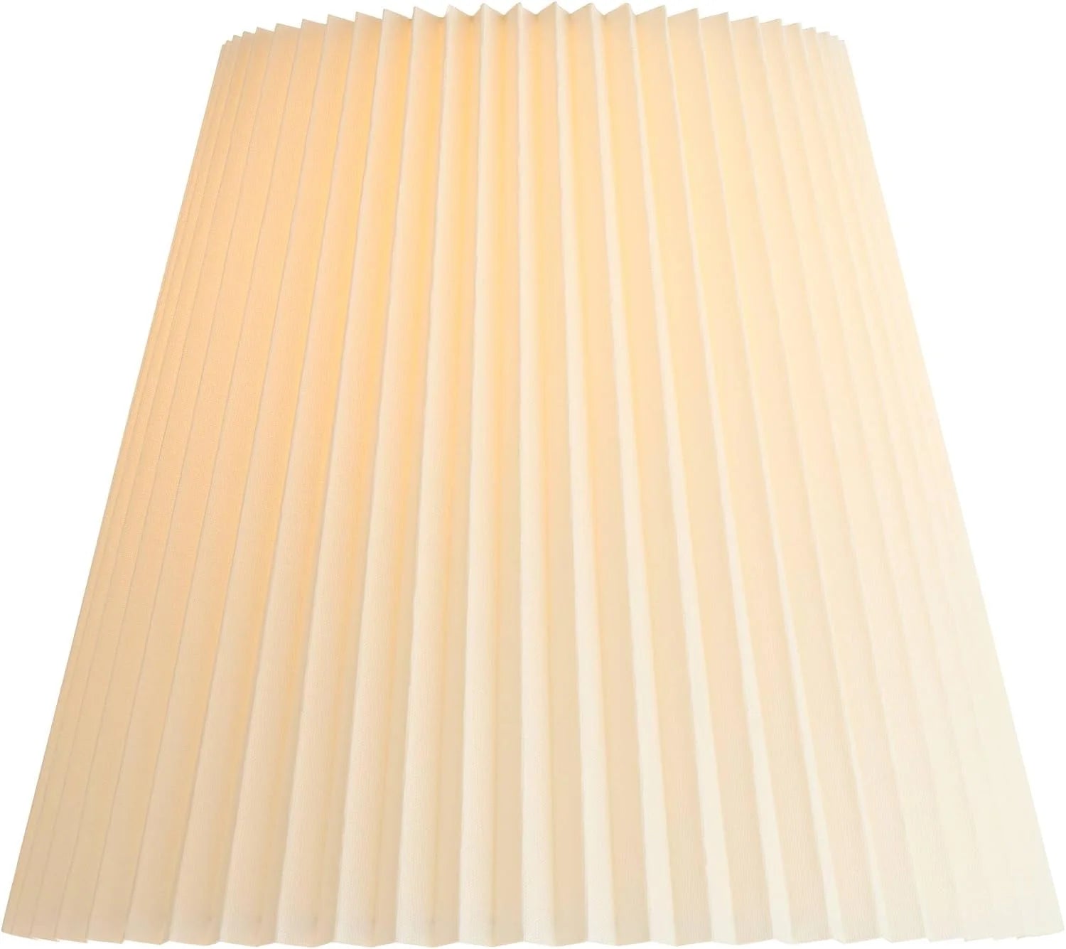 Discount 10 Top x 17 Bottom x 14 1/2 High x 14 3/4 Slant Lamp Shade (Pre-Assembled) Replacement Large Ivory White Bell Round - Image 6