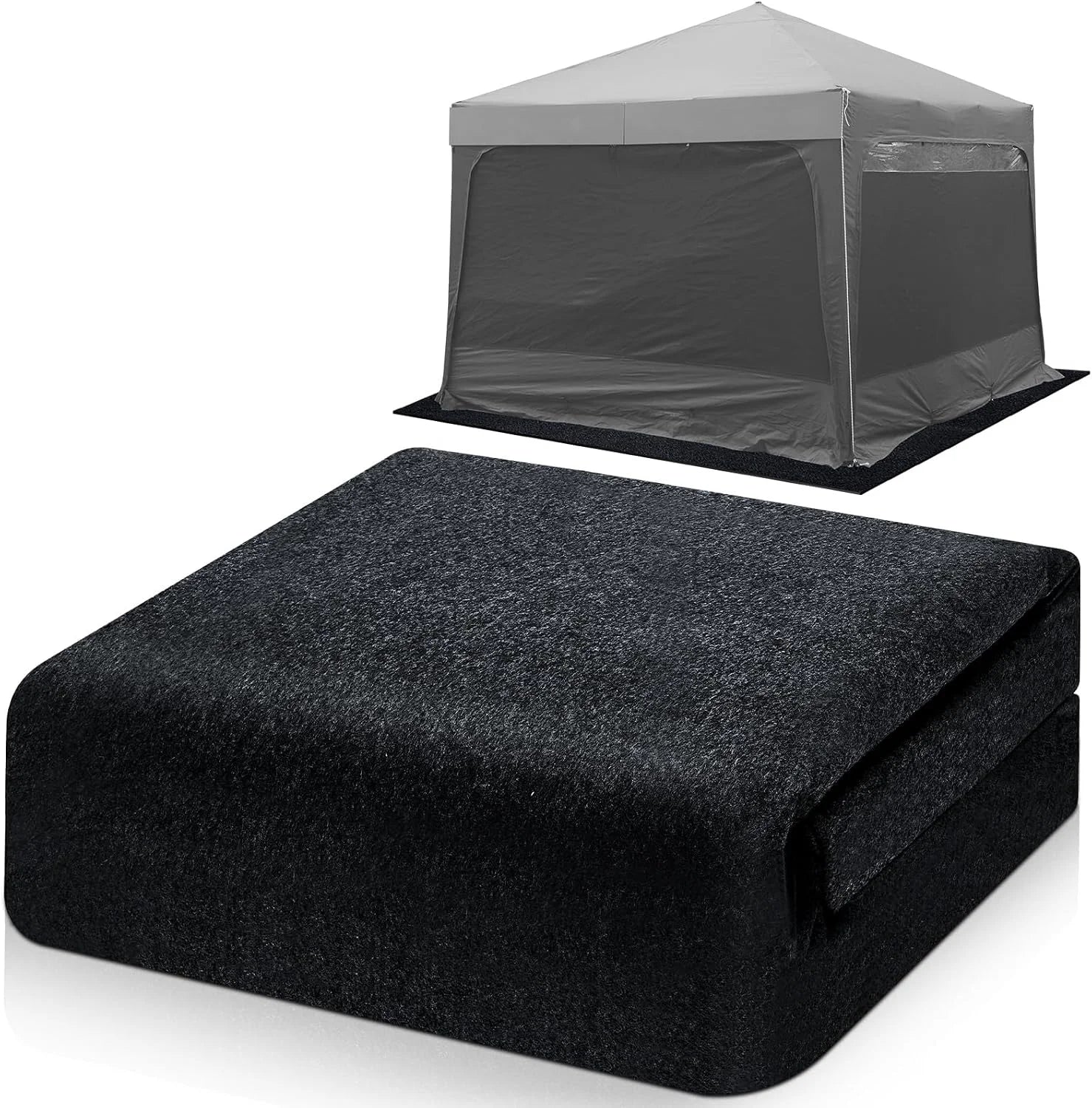 Discount 10 x 10 ft Tent Carpet Outdoor Rug Floor Mat Waterproof Non Slip - Image 2