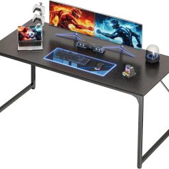 Discount 47 X 24 Inch Computer Desk with Deeper Desktop, Gaming Office Writing Work Desk for Home Office
