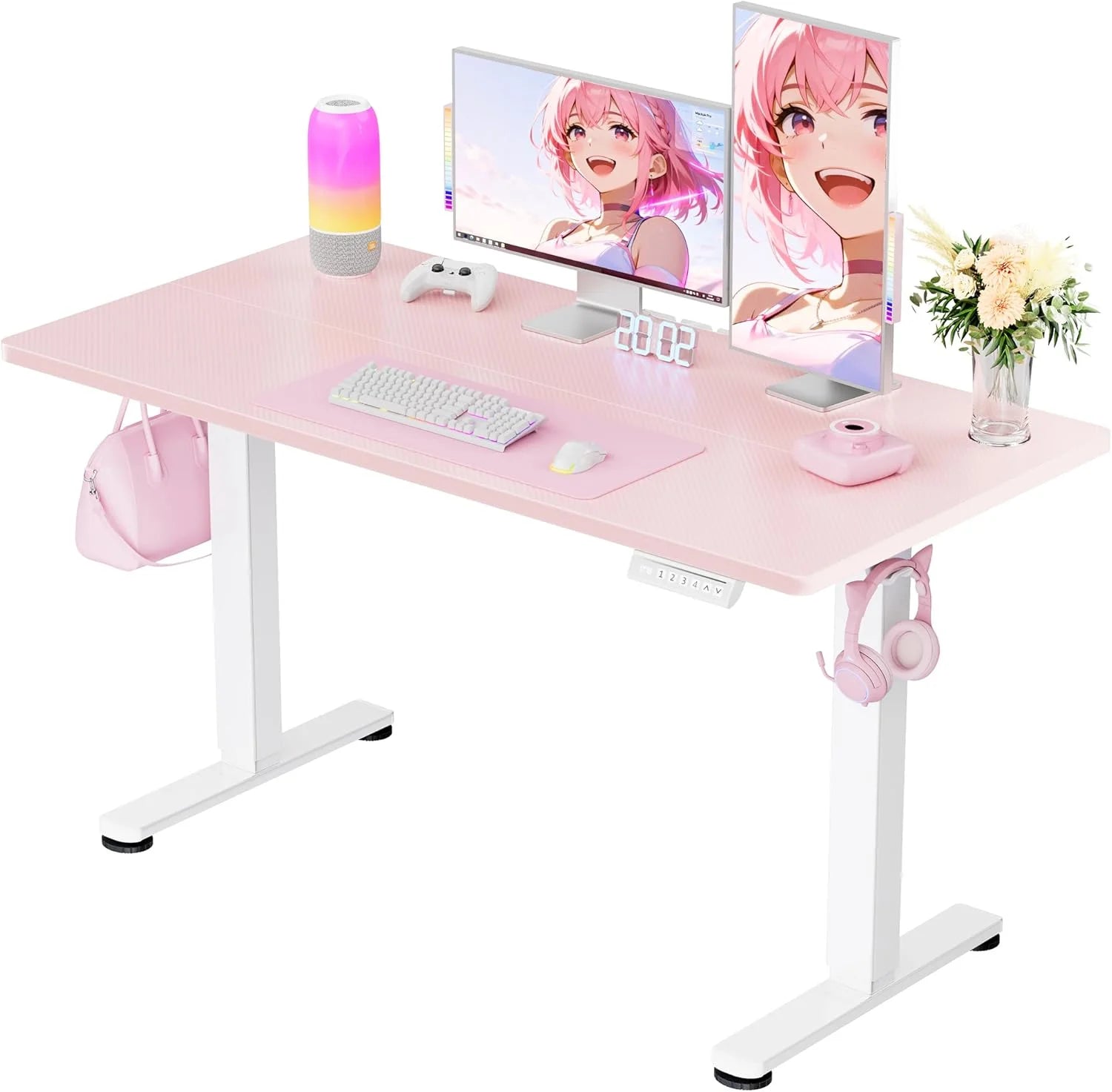 Discount Height Adjustable Electric Standing Desk, 48 x 24 Inches Sit Stand up Desk - Image 12