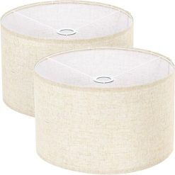 Discount Large Drum Lamp Shades Set of 2 16 Top x 16 Bottom x 10 High