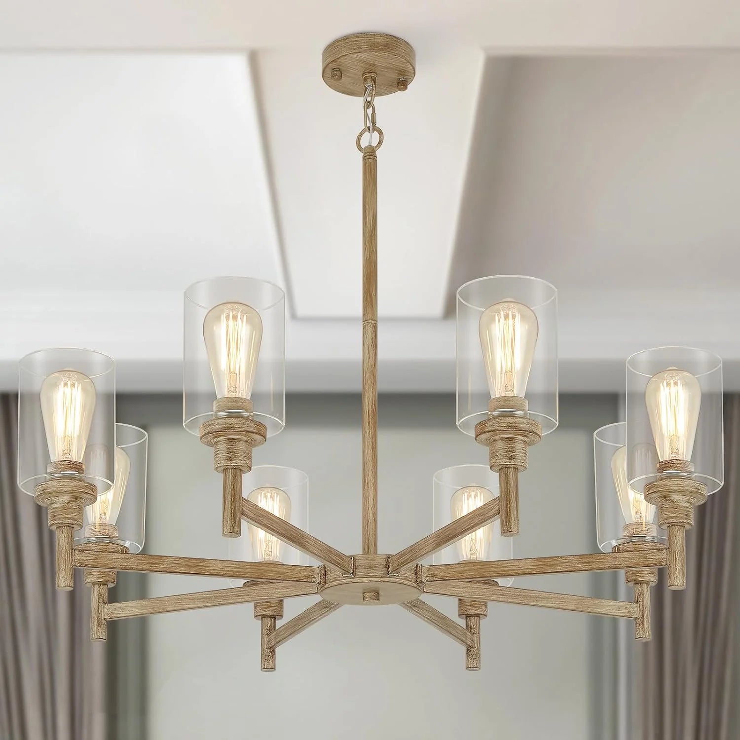 Discount Chandelier, 6 Light - Image 5