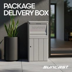 Discount 33.5-Gallon Capacity Package Delivery Box, Parcel Drop Box with Lock