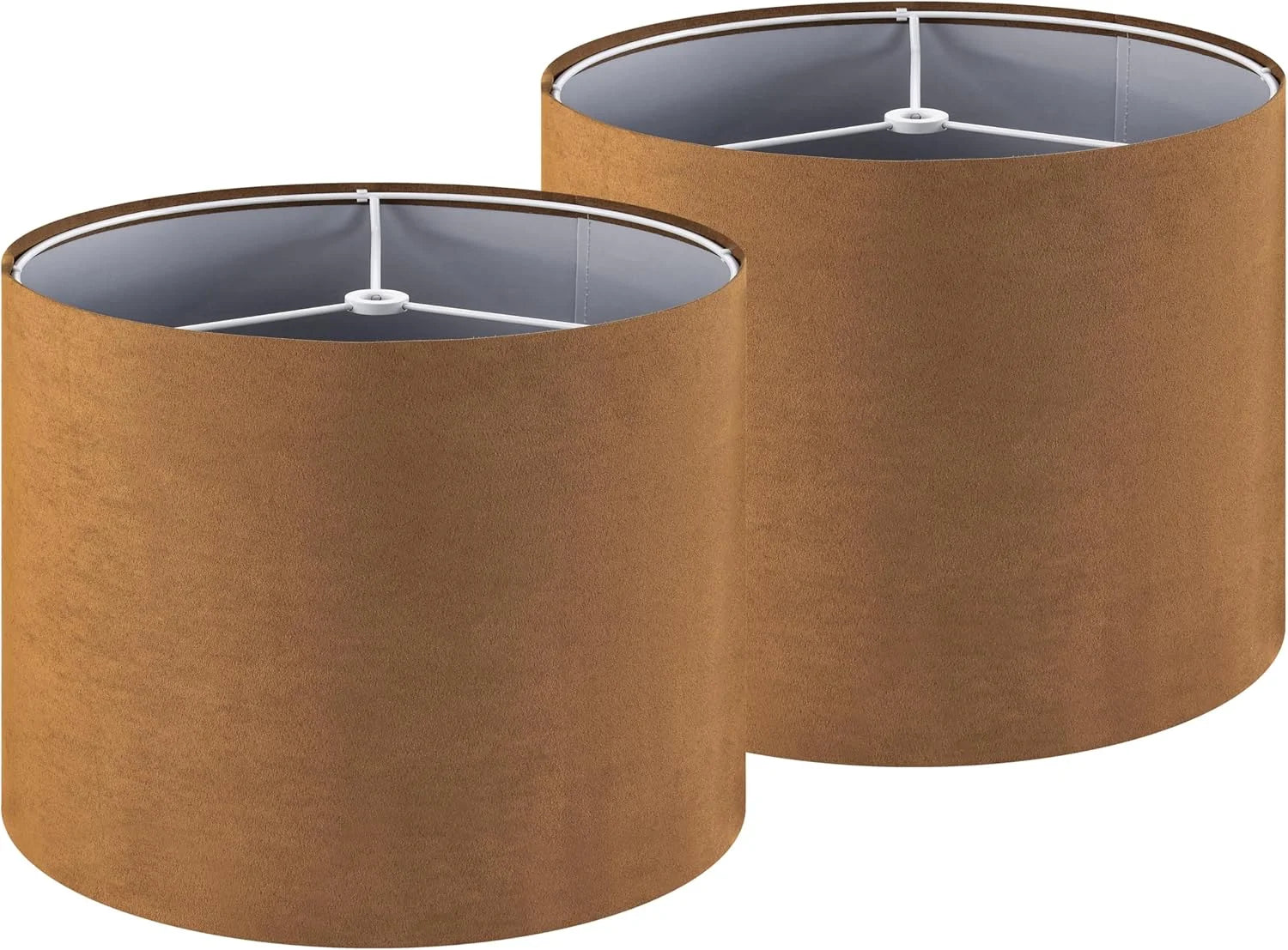 Discount GO&SO 13 Drum Boho Lamp Shades Set of 2 Medium, 0.41 Spider Farmhouse Lamp Shade for Small Floor Lamp - Image 2