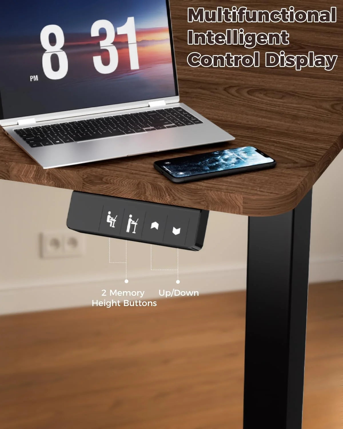 Special BEAUTY Electric Standing Desk 48 x 24, Height Adjustable 28-46 - Image 5
