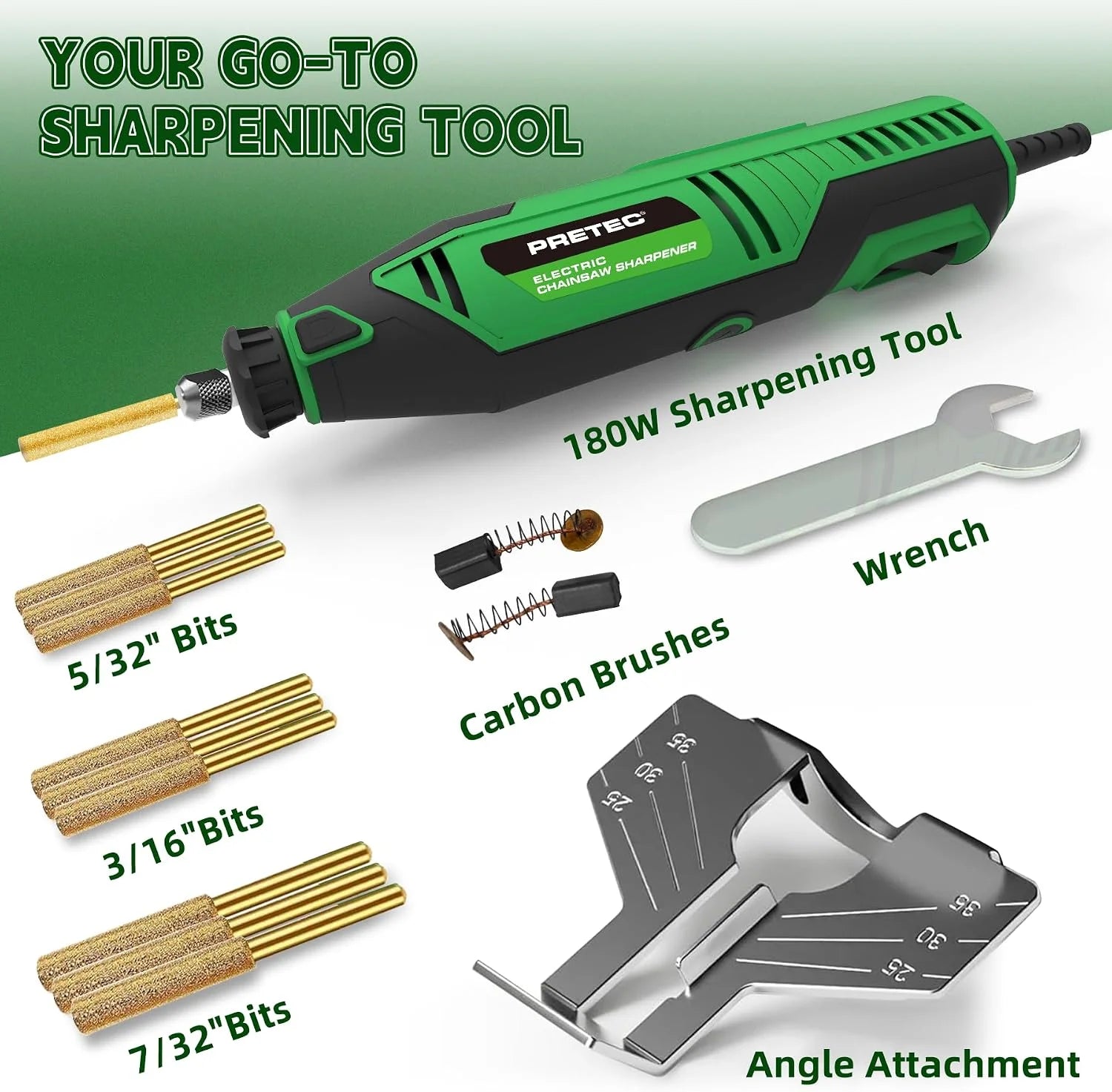 Discount Electric Chainsaw Sharpener Kit " Chain Saw Sharpener Tool, Rotary Tool Kit - Image 3
