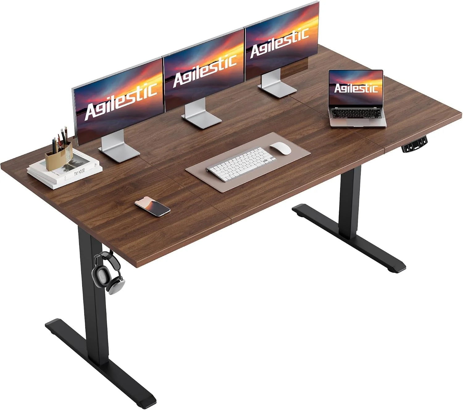 Discount Electric Standing Desk, 48 x 24 Inches Height Adjustable Desk