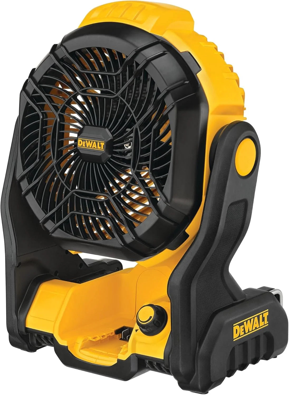 Discount 20V MAX Portable Fan, Battery Powered Rechargeable Cordless Shop Fan, Up to 4.5 Hrs Runtime, 650 CFM
