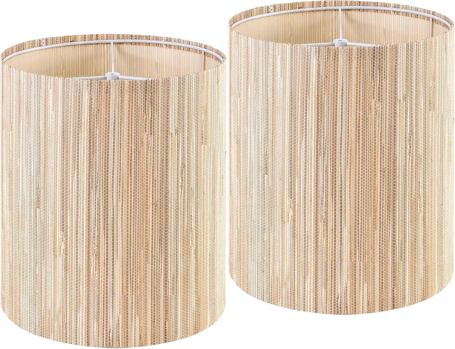 Discount GO&SO 13 Drum Boho Lamp Shades Set of 2 Medium, 0.41 Spider Farmhouse Lamp Shade for Small Floor Lamp - Image 12