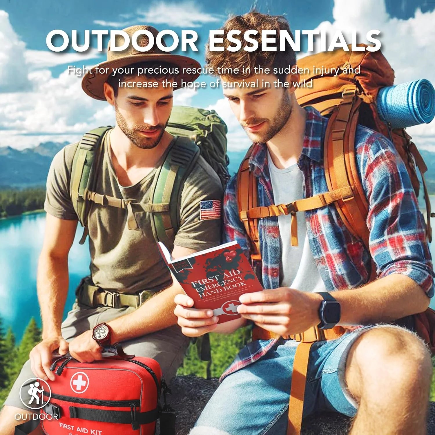 Discount First Aid Kit, Well-Organized Premium Waterproof Compact Trauma Medical Kits for Any Emergencies - Image 3
