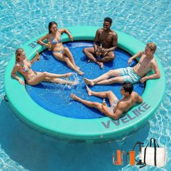 Alternative view of Discount Water Hammock Lake Floats for Adults, Large Circle Pool Hammock Pool Lounger Water Float for Lake River Ocean