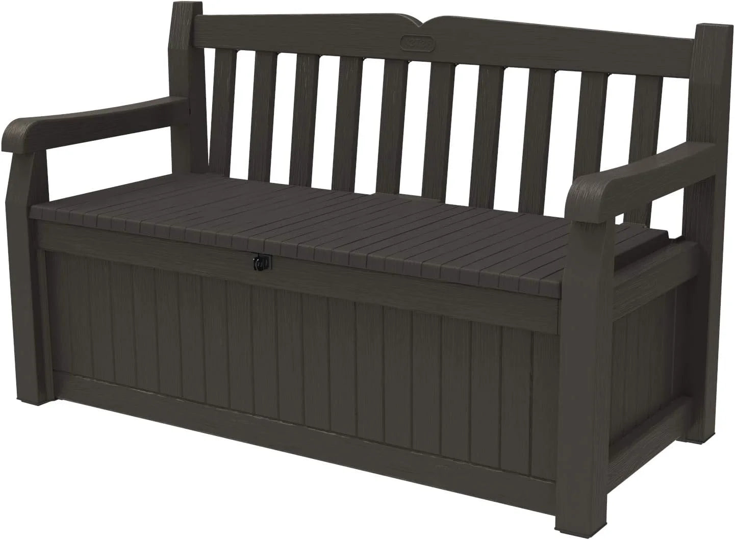 Discount Solana 70 Gal Outdoor Storage Bench for Patio and Pool Accessories