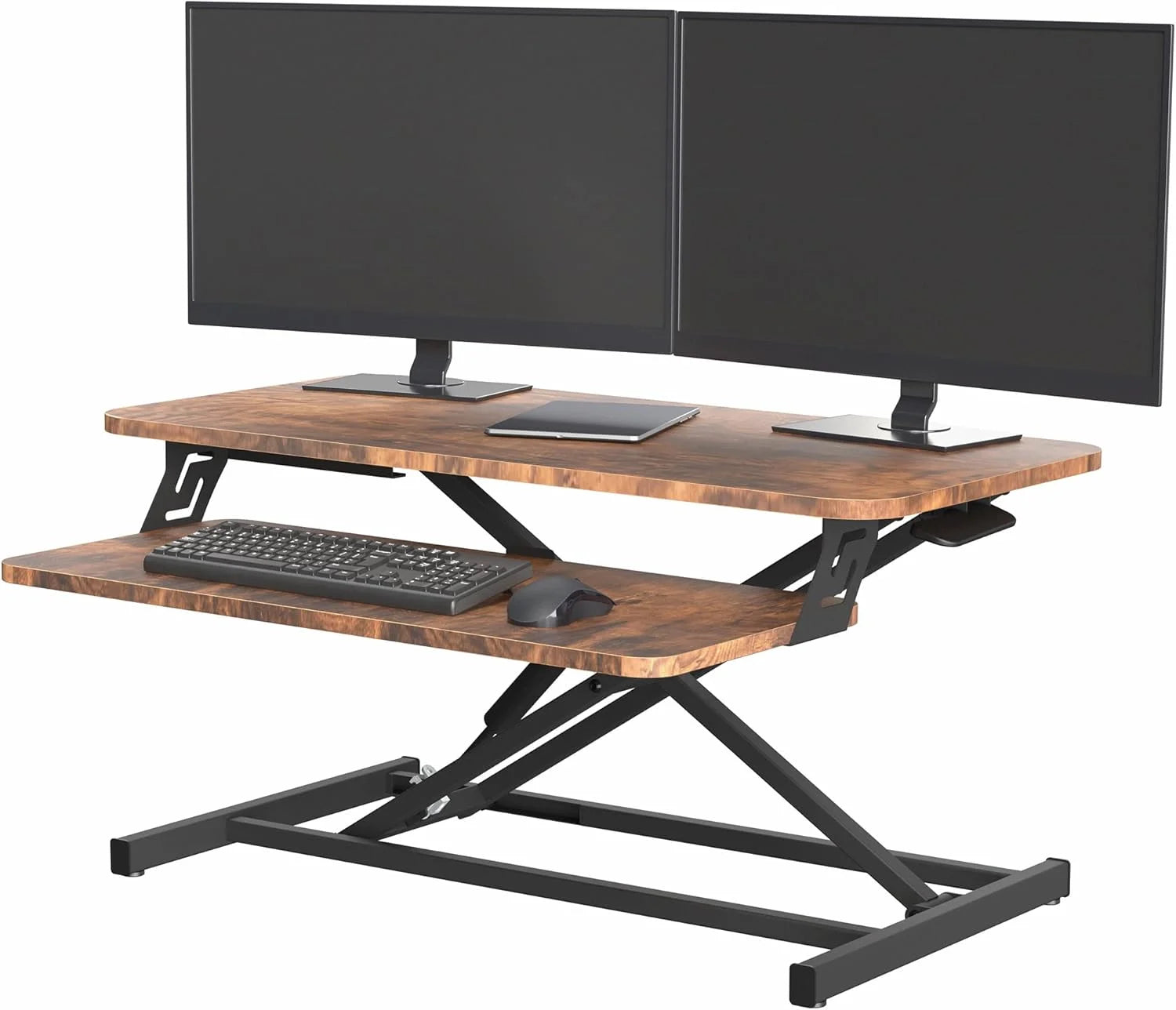 Discount VIVO Black 32 inch Stand Up Desk Riser, DESK-V000S, Height Adjustable - Image 5