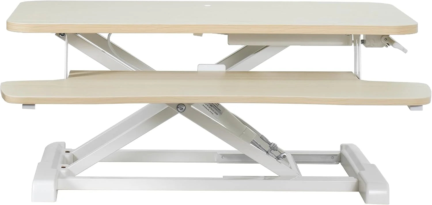 Discount 32 inch Desk Converter, K Series, Height Adjustable Sit to Stand Riser, DESK-V000K - Image 6