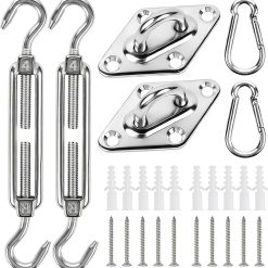 Alternative view of Discount 44 Pcs Shade Sail Hardware Kit 6 Inch Outdoor Sun Sail Accessories