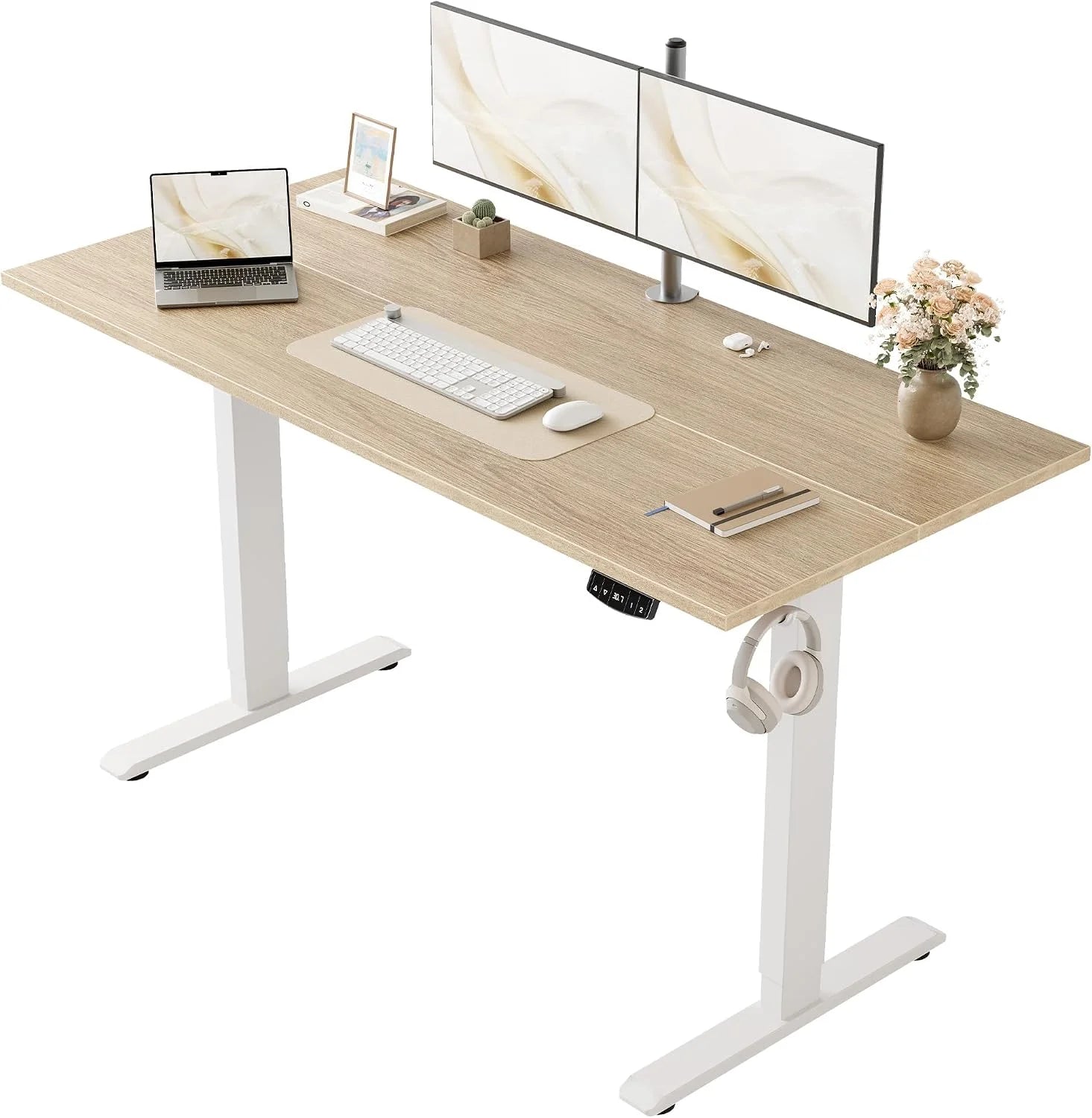 Discount Electric Standing Desk, 48 x 24 Inches Height Adjustable Desk - Image 3