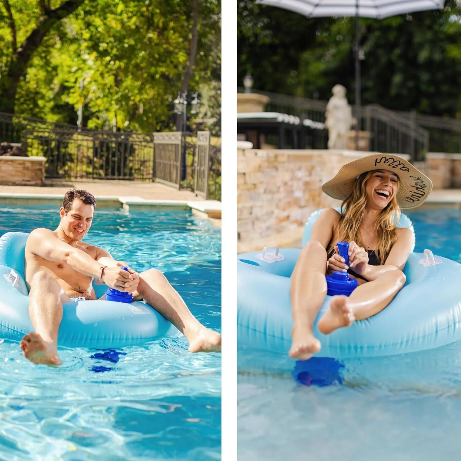Discount Floats Motorized Pool Float, Includes Motorized Propeller with 360° Operation and Cup Holder - Image 4